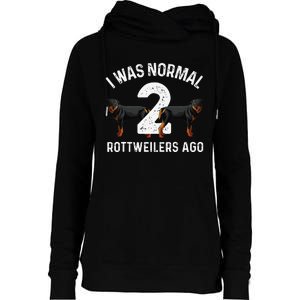 Funny Rottweiler Designs For Rott Pet Lovers Womens Funnel Neck Pullover Hood