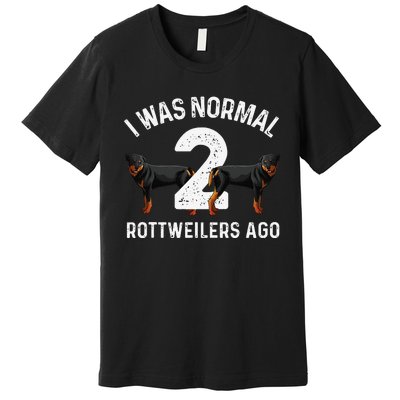 Funny Rottweiler Designs For Rott Pet Lovers Premium T-Shirt