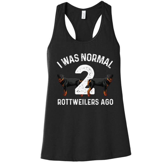 Funny Rottweiler Designs For Rott Pet Lovers Women's Racerback Tank