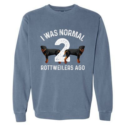 Funny Rottweiler Designs For Rott Pet Lovers Garment-Dyed Sweatshirt