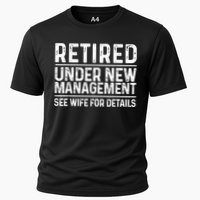 Funny Retirement Design Men Dad Retiring Party Humor Lovers Cooling Performance Crew T-Shirt
