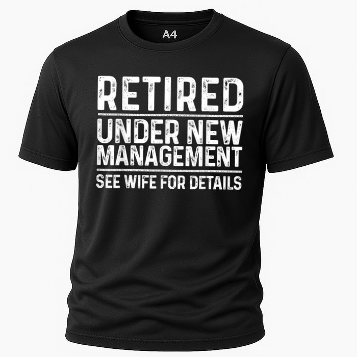 Funny Retirement Design Men Dad Retiring Party Humor Lovers Cooling Performance Crew T-Shirt