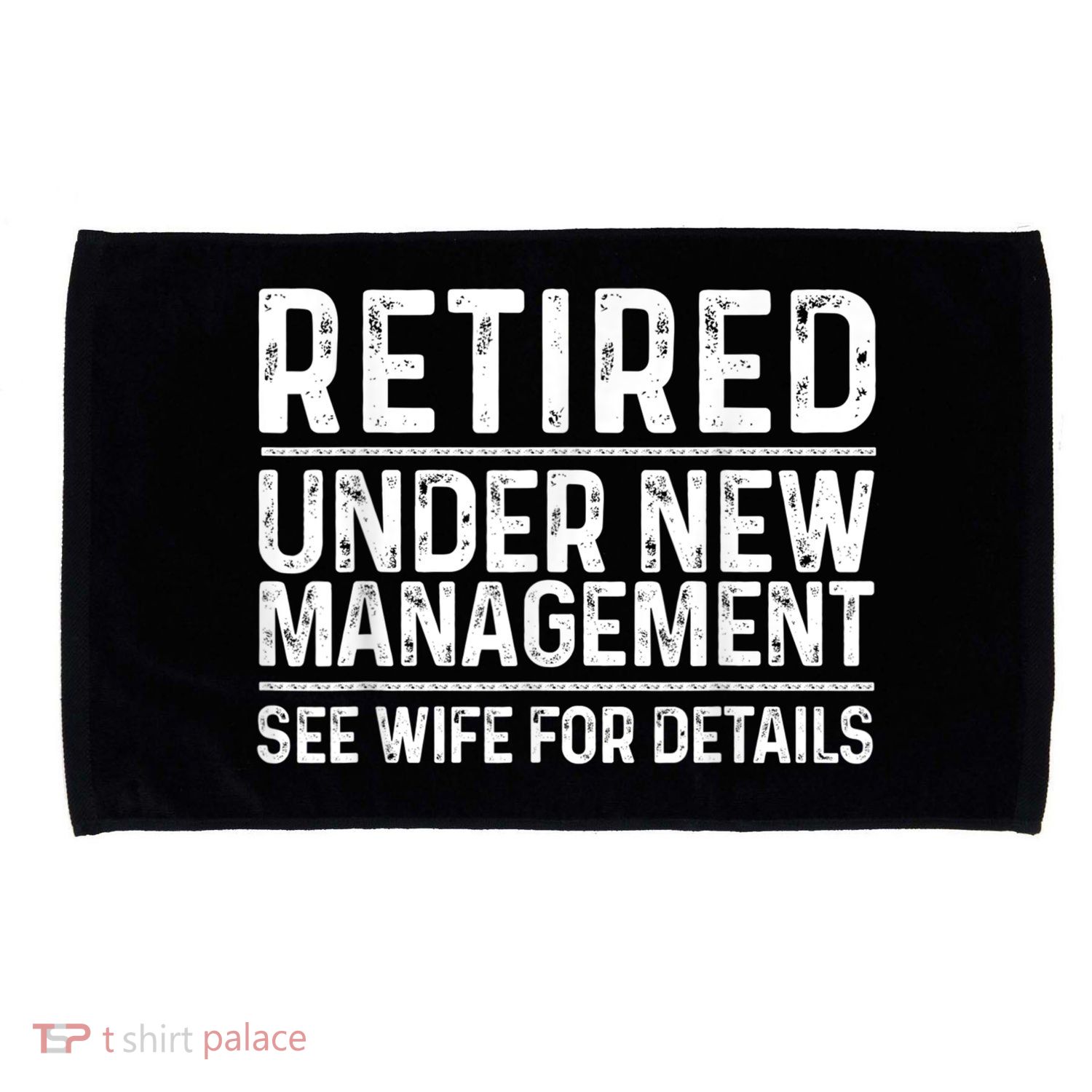 Funny Retirement Design Men Dad Retiring Party Humor Lovers Microfiber Hand Towel
