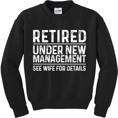 Funny Retirement Design Men Dad Retiring Party Humor Lovers Kids Sweatshirt