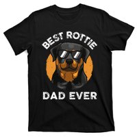 Funny Rottweiler Dad Design For Grandpa Rottie Dad Quote T-Shirt