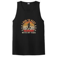 Funny Runner Dad Running Dad I Run To Keep Up With My PosiCharge Competitor Tank