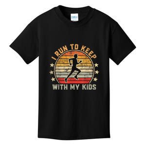 Funny Runner Dad Running Dad I Run To Keep Up With My Kids T-Shirt