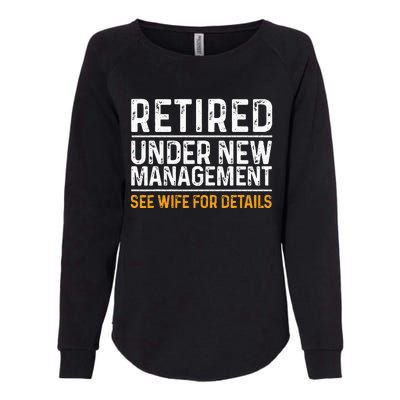 Funny Retirement Design Men Dad Retiring Party Humor Lovers Womens California Wash Sweatshirt