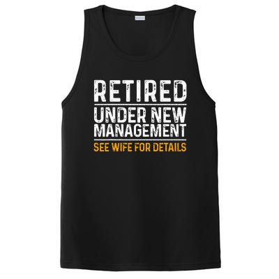 Funny Retirement Design Men Dad Retiring Party Humor Lovers PosiCharge Competitor Tank