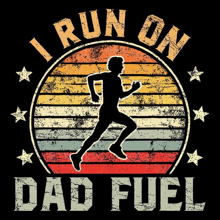 Funny Runner Dad Running Dad I Run On Dad Fuel Daily Commute Backpack