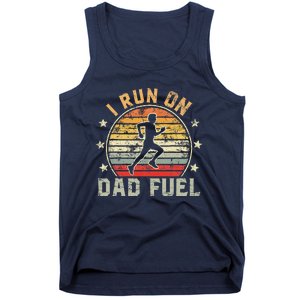 Funny Runner Dad Running Dad I Run On Dad Fuel Tank Top