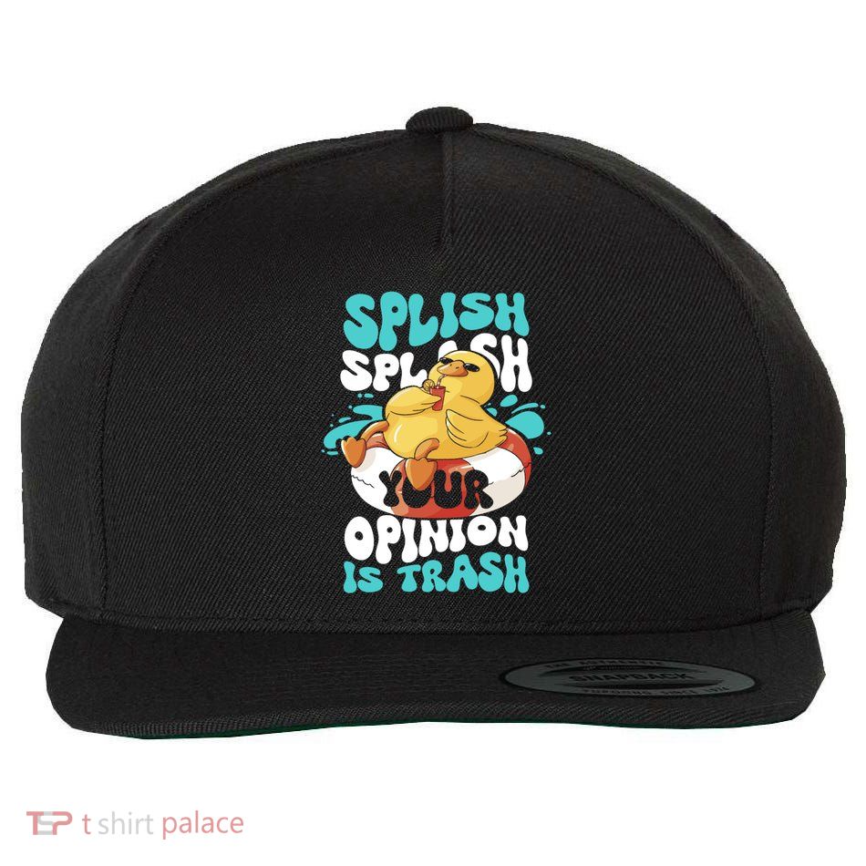Funny Rubber Ducky Saying Rubber Duckie Rubber Duck Great Gift Wool Snapback Cap