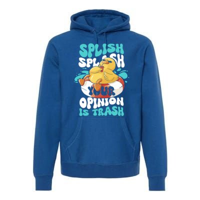 Funny Rubber Ducky Saying Rubber Duckie Rubber Duck Great Gift Premium Hoodie