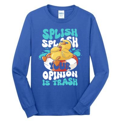 Funny Rubber Ducky Saying Rubber Duckie Rubber Duck Great Gift Tall Long Sleeve T-Shirt