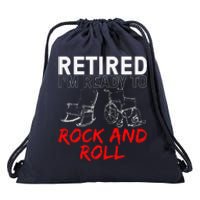 Funny Retirement Design For Retired Retirement Drawstring Bag