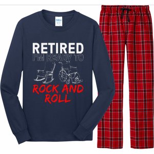 Funny Retirement Design For Retired Retirement Long Sleeve Pajama Set