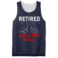 Funny Retirement Design For Retired Retirement Mesh Reversible Basketball Jersey Tank