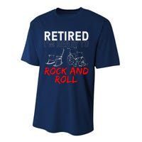 Funny Retirement Design For Retired Retirement Performance Sprint T-Shirt