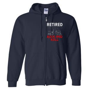 Funny Retirement Design For Retired Retirement Full Zip Hoodie