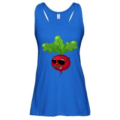 Funny Radish Dad Sunglasses Vegetable Fathers' Day Gardener Meaningful Gift Ladies Essential Flowy Tank