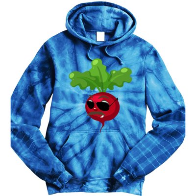 Funny Radish Dad Sunglasses Vegetable Fathers' Day Gardener Meaningful Gift Tie Dye Hoodie