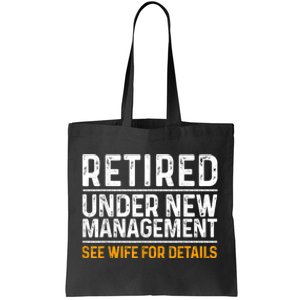 Funny Retirement Design  Dad Retiring Party Humor Lovers Tote Bag