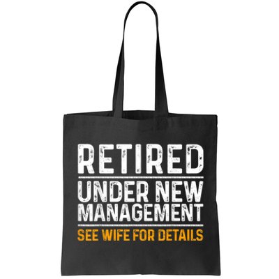 Funny Retirement Design  Dad Retiring Party Humor Lovers Tote Bag