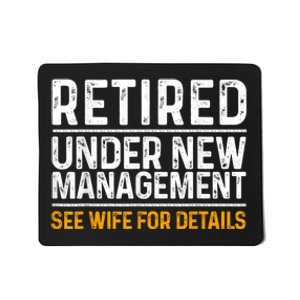 Funny Retirement Design  Dad Retiring Party Humor Lovers Mousepad