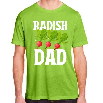 Funny Radish Dad Vegetable Fathers' Day Gardener Lover Meaningful Gift Adult ChromaSoft Performance T-Shirt