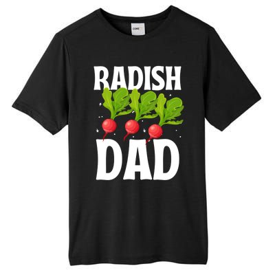 Funny Radish Dad Vegetable Fathers' Day Gardener Lover Meaningful Gift Tall Fusion ChromaSoft Performance T-Shirt