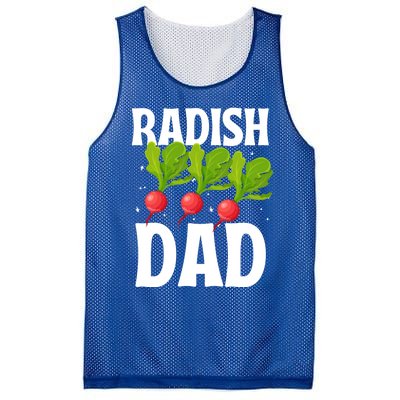 Funny Radish Dad Vegetable Fathers' Day Gardener Lover Meaningful Gift Mesh Reversible Basketball Jersey Tank