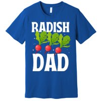 Funny Radish Dad Vegetable Fathers' Day Gardener Lover Meaningful Gift Premium T-Shirt