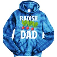 Funny Radish Dad Vegetable Fathers' Day Gardener Lover Meaningful Gift Tie Dye Hoodie