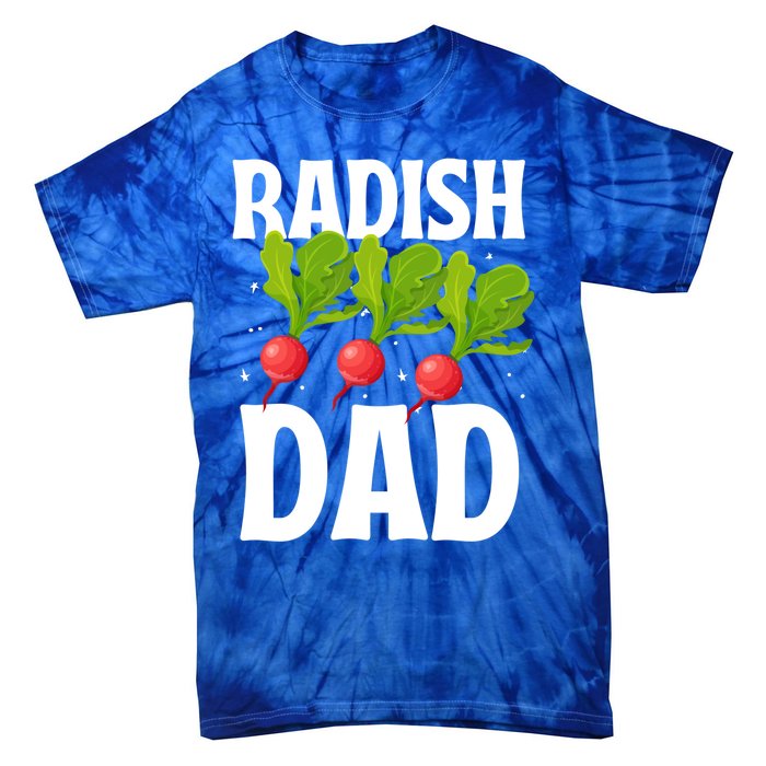 Funny Radish Dad Vegetable Fathers' Day Gardener Lover Meaningful Gift Tie-Dye T-Shirt