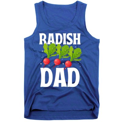 Funny Radish Dad Vegetable Fathers' Day Gardener Lover Meaningful Gift Tank Top