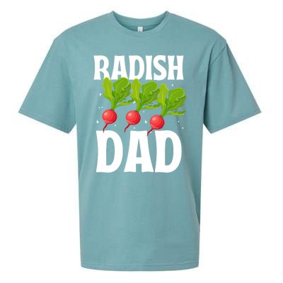 Funny Radish Dad Vegetable Fathers' Day Gardener Lover Meaningful Gift Sueded Cloud Jersey T-Shirt