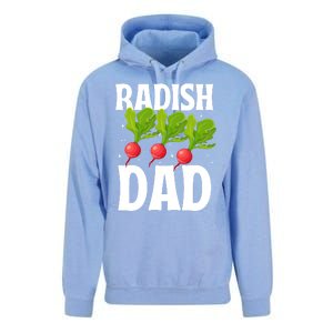 Funny Radish Dad Vegetable Fathers' Day Gardener Lover Meaningful Gift Unisex Surf Hoodie