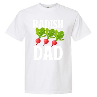 Funny Radish Dad Vegetable Fathers' Day Gardener Lover Meaningful Gift Garment-Dyed Heavyweight T-Shirt