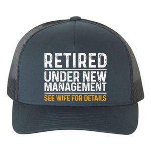 Funny Retirement Design Dad Retiring Party Humor Lovers Yupoong Adult 5-Panel Trucker Hat