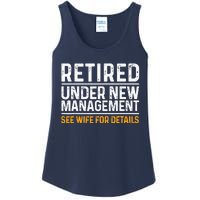 Funny Retirement Design Dad Retiring Party Humor Lovers Ladies Essential Tank