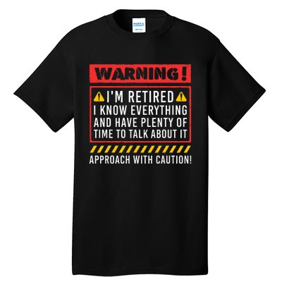 Funny Retirement Design For Retiree Retired Retire Tall T-Shirt