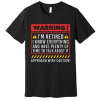 Funny Retirement Design For Retiree Retired Retire Premium T-Shirt