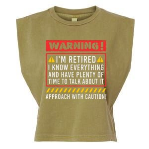 Funny Retirement Design For Retiree Retired Retire Garment-Dyed Women's Muscle Tee