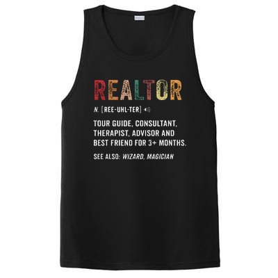 Funny Realtor Definition Realtor Life Real Estate Agent PosiCharge Competitor Tank