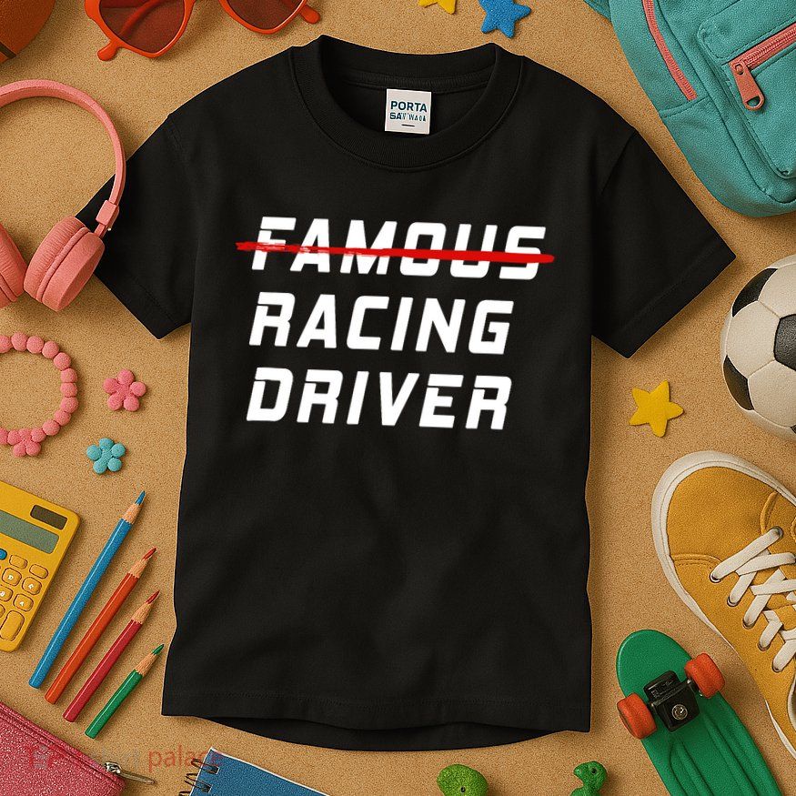 Famous racing driver funny quote for car and racing fans Kids T-Shirt