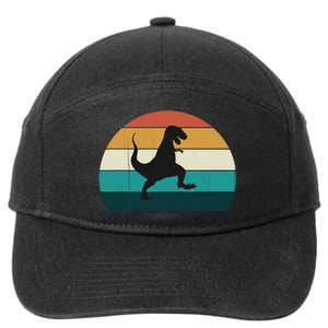 Funny Retro Dinosaur - Great Dino / T-Rex TRex Lovers Gift 7-Panel Snapback Hat