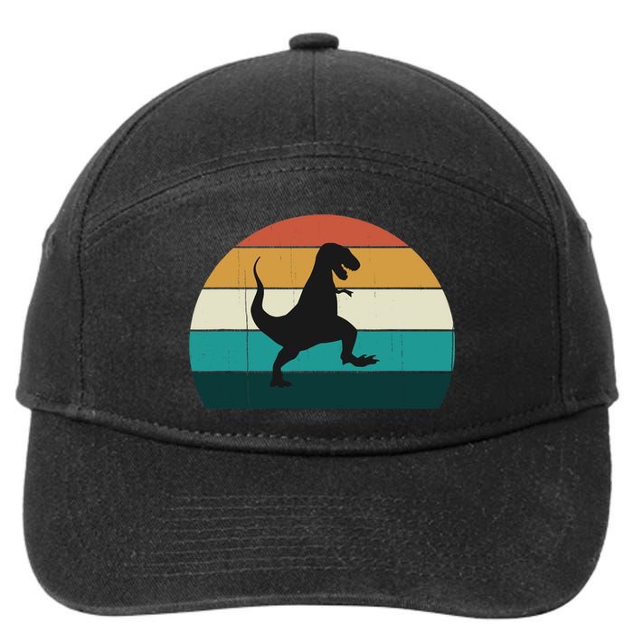 Funny Retro Dinosaur - Great Dino / T-Rex TRex Lovers Gift 7-Panel Snapback Hat