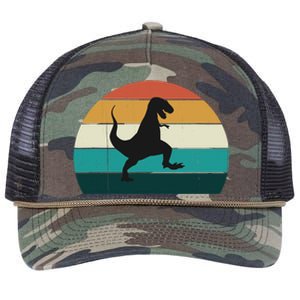 Funny Retro Dinosaur - Great Dino / T-Rex TRex Lovers Gift Retro Rope Trucker Hat Cap