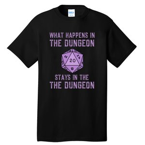 Funny RPG D20 Dungeon Game Gift Tall T-Shirt