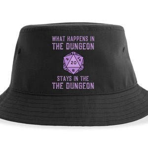 Funny RPG D20 Dungeon Game Gift Sustainable Bucket Hat